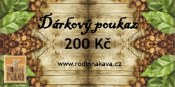 Dárkový poukaz na 200 Kč