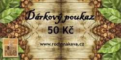 Dárkový poukaz na 50 Kč