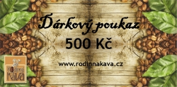 Dárkový poukaz na 500 Kč